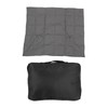 USB Heated Blanket Dark Grey 3 Temp Modes 52x43in Soft