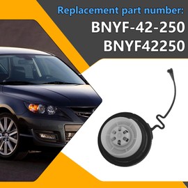 Fuel Tank Gas Cap BNYF-42-250,Compatible with Mazda 3 2004-2009, Mazda 5 2006-2010,Fuel Gas Cap Tank Filler Replaces BNYF-42-250 BNYF42250