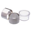 MasterClass MCRINGPUSH kitchen Craft 2-Piece Cooking Rings, Stainless-Steel, Silver, 9