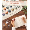 PieceRelax 63-Pack Puzzle Badges 1008 Pieces for Adults - Studio
