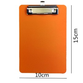Loopunk 5 Pieces Mini Clipboard Small Clipboards, Plastic Colorful Cute Clipboard Memo Pocket Clip Boards for Shopping Lists, Scoresheet Clipboards for Restaurants, Offices (10 * 15cm)