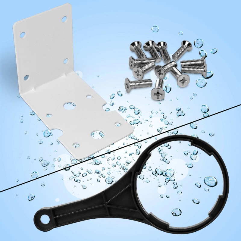 Ronaqua High Capacity Blue Whole House Water Filter System with