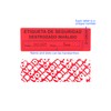 RLSYM 100Pcs Tamper Evident Security Labels 1x3 inch Spanish Warning