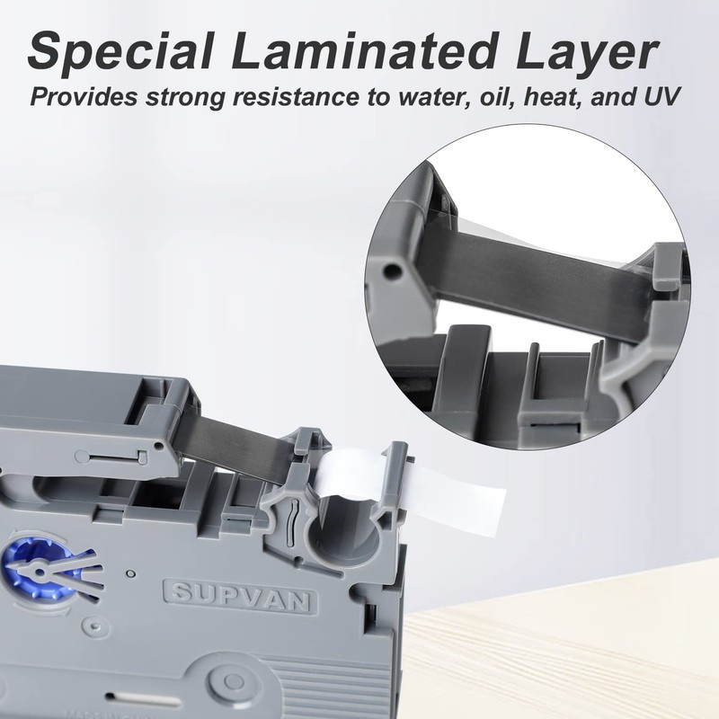 SUPVAN LP5120M Continous Label Tape Adapted Label Print Paper Size