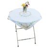 Trimits Embroidery Kit - Tablecloth - Includes Printed Fabric, Threads,