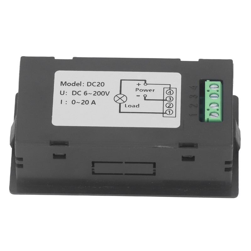 Battery Capacity Monitor Current Voltage Temperature Indicator Backlit LCD Display