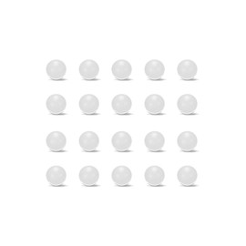 sourcing map Pack of 200 Ball Bearing Balls PP Solid Plastic Balls Precision Bearing Ball 4 mm