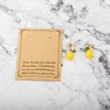 FUSTMW Lemon Earrings for Women Bow Lemon Earrings Lemon Gifts