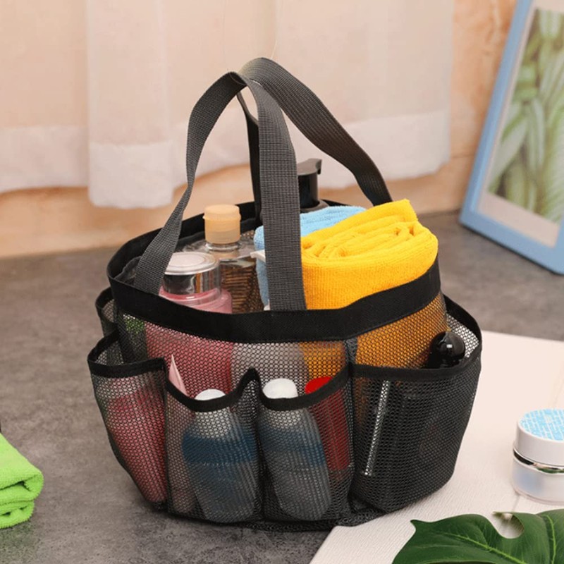 FUYGRCJ Mesh Shower Caddy Tote, Quick Dry Portable Tote Hanging