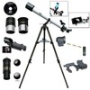 Cassini 800mm X 72mm Refractor Telescope with Smartphone Photo/Video Adapter