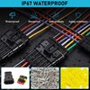 1014pcs 63 Sets,Waterproof Automotive Wire Connectors Kit, 1-6 Pin