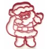 AJT SANTA CLAUS FULL BODY DETAILED CHRISTMAS HOLIDAY COOKIE CUTTER