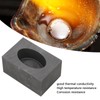 Graphite Mold High Temperature Resistance 3x4x6cm Ingot Shape Smelting Molds