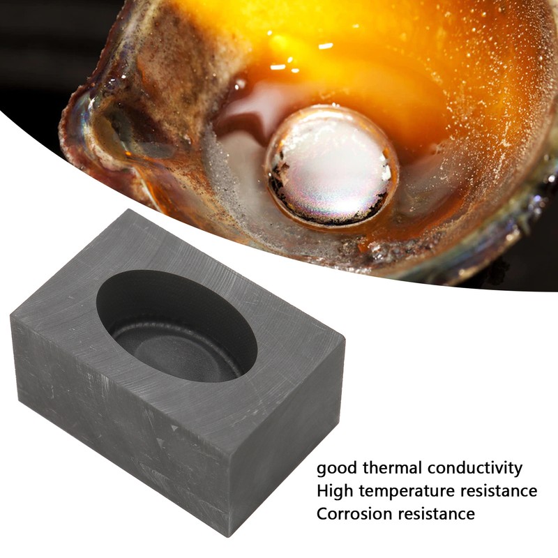 Graphite Mold High Temperature Resistance 3x4x6cm Ingot Shape Smelting Molds