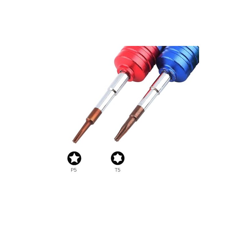 Precision 1.2mm P5 Pentalobe Screwdriver and T5 Torx Screwdriver Set