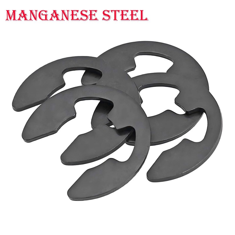 Ctyjia Pack of 100 E Clip Retaining Rings 5.0 mm