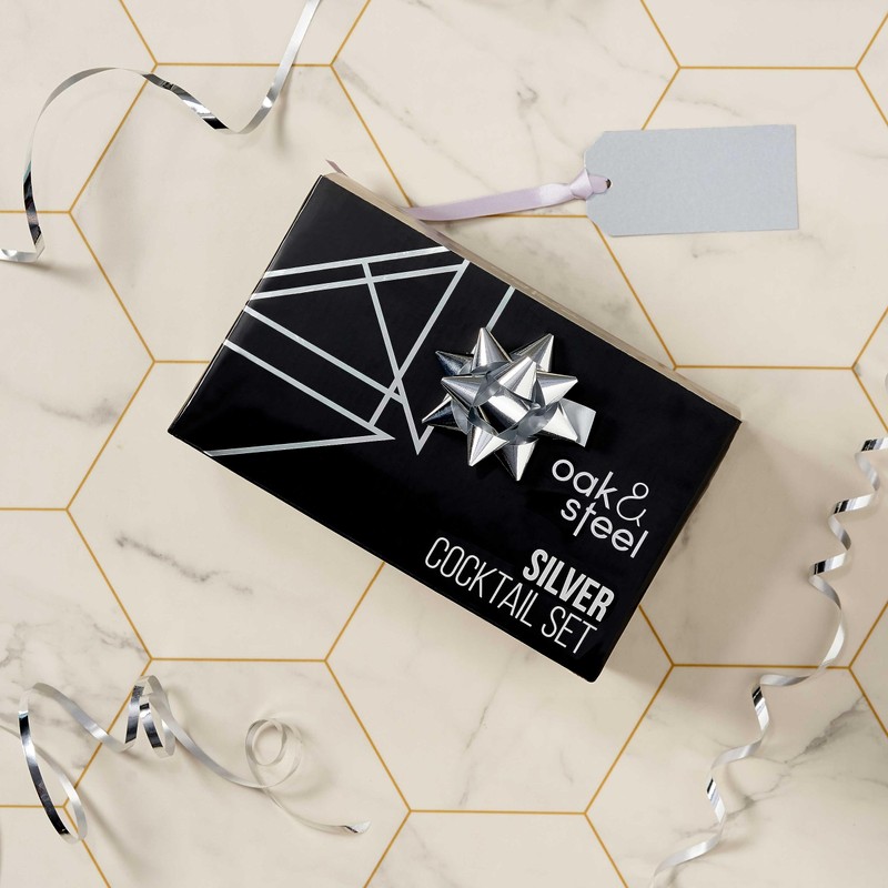 Oak & Steel - 10 Piece Premium Stainless Steel Cocktail