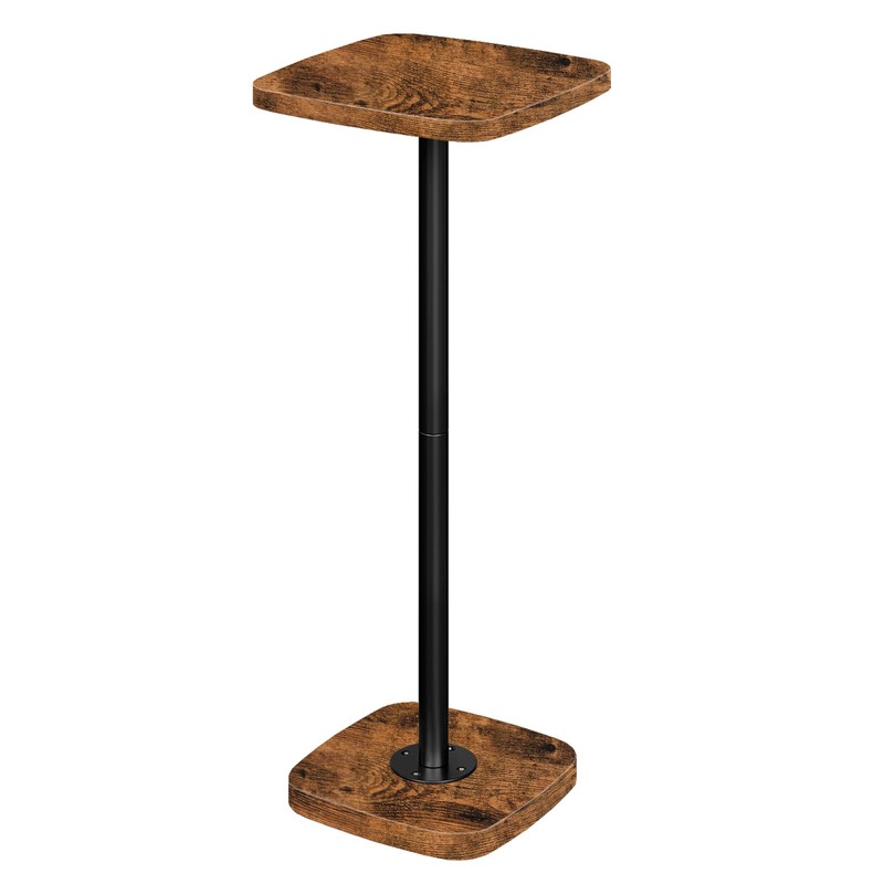 CHOEZON Small Drink Table, Square Side Table for Small Spaces,