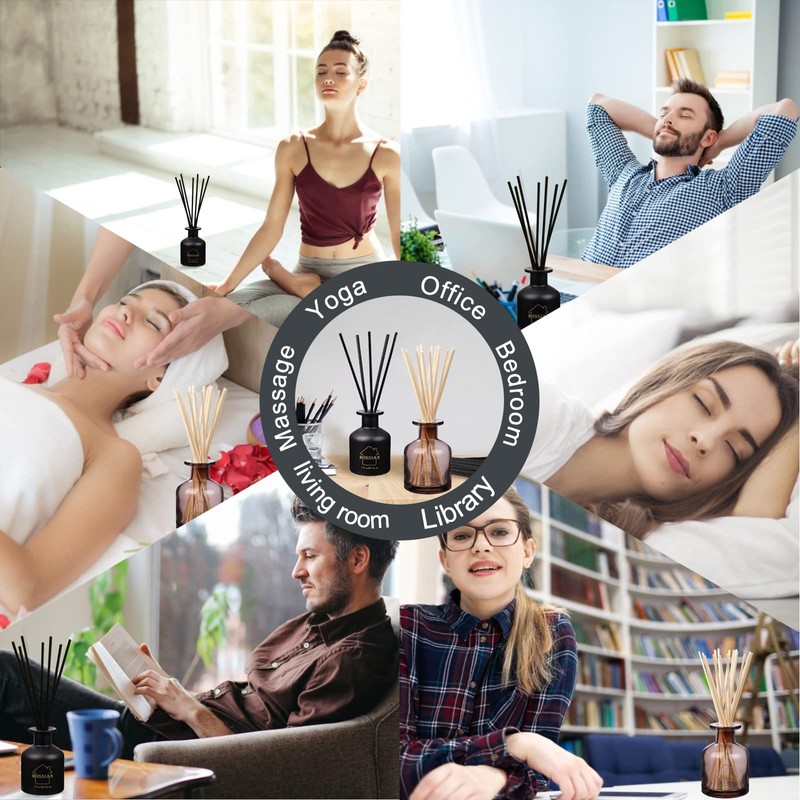 HOSSIAN Reed Diffuser Sticks - Reed diffusers-Reed Sticks -Diffuser Glass