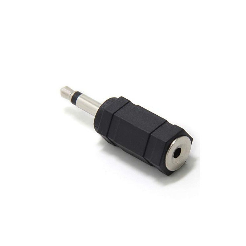 Ancable 2-Pack 3.5mm Mono Plug to 2.5mm Mono Jack Adapter