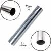 SOLOWILDER Thickness Stove Pipe Stainless Steel 4 Pcs Flue Chimney