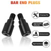 CHIFUN 1 Pair Bar Ends Plug Anti Vibration Weight Sliders