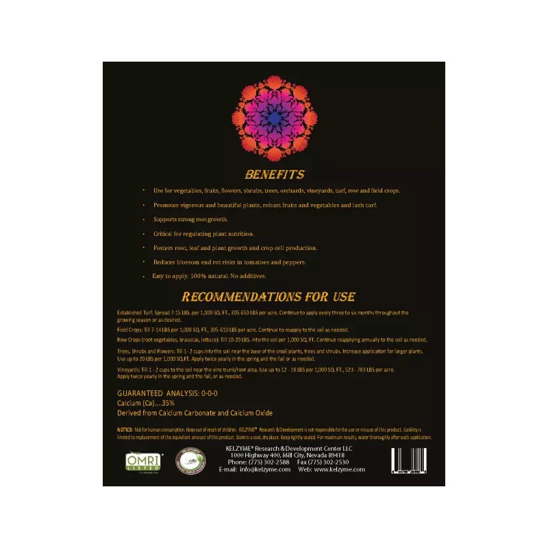 Element Kelzyme Element XX Granular 4lb Organic OMRI CDFA Calcium