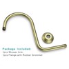 BESTILL 13 Inch S Shape Shower Head High Rise Extension