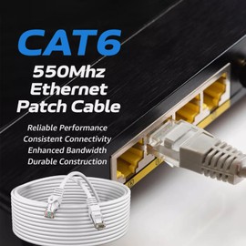 Network Cables, 10ft High-Speed Heavy Duty Network Cords, 10Gbps Internet Wire Cables Shielded LAN Cord for Computers, Modems, Routers