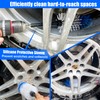 Wheel Brush Kit, Soft Drill Wheel Cleaner Brush, Tire Brush,
