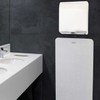 Hand Dryer Splash Back Wall Guard with Evapor8 Technology -