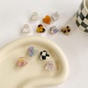 8 Pieces Small Heart Shaped Hair Clips for Women Acrylic