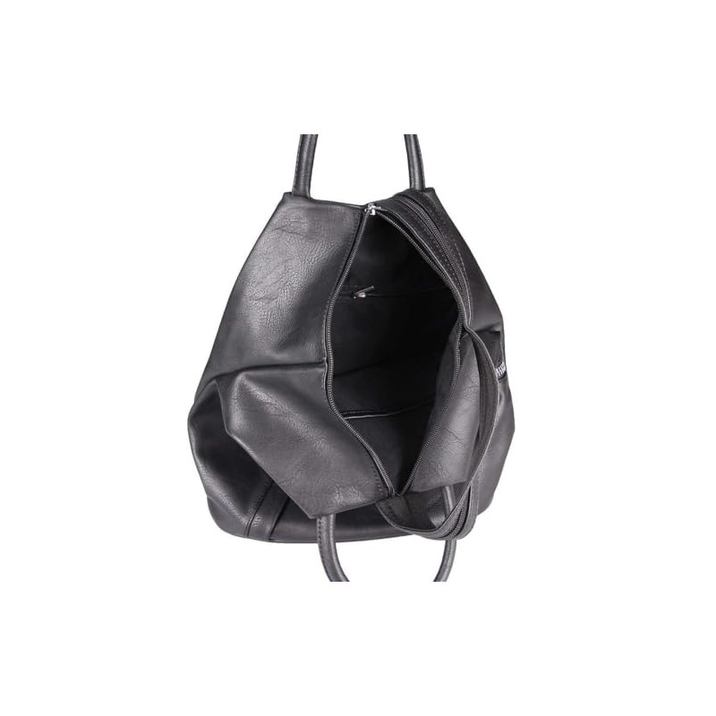 ITALYSHOP24.COM OBC Women's Backpack Shoulder Bag Leather Look Daypack Backpack
