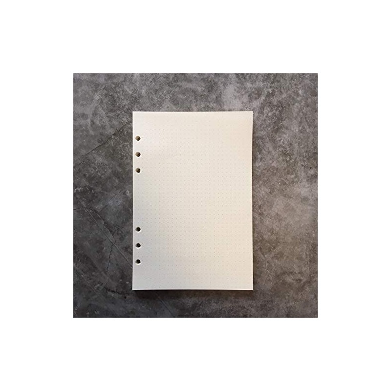 Refill Paper/Loose Sheets for 8.5 Inch A5 6-Hole Cover Round