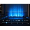 nanzgecc RGBW LED 32W Plug-in 40in Wave Wall Light with