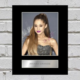 Ariana Grande Signed Mounted Photo Display #2