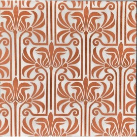 TWO Individual Napkins Art Deco Lily Lunch for Decoupage ()