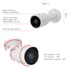 Tennoz 5MP Security Camera 4-in-1 TVI/CVI/AHD/CVBS 960H Surveillance Bullet Camera
