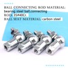 Atoplee Set of 4 L-shaped ball joint rod end bearings,