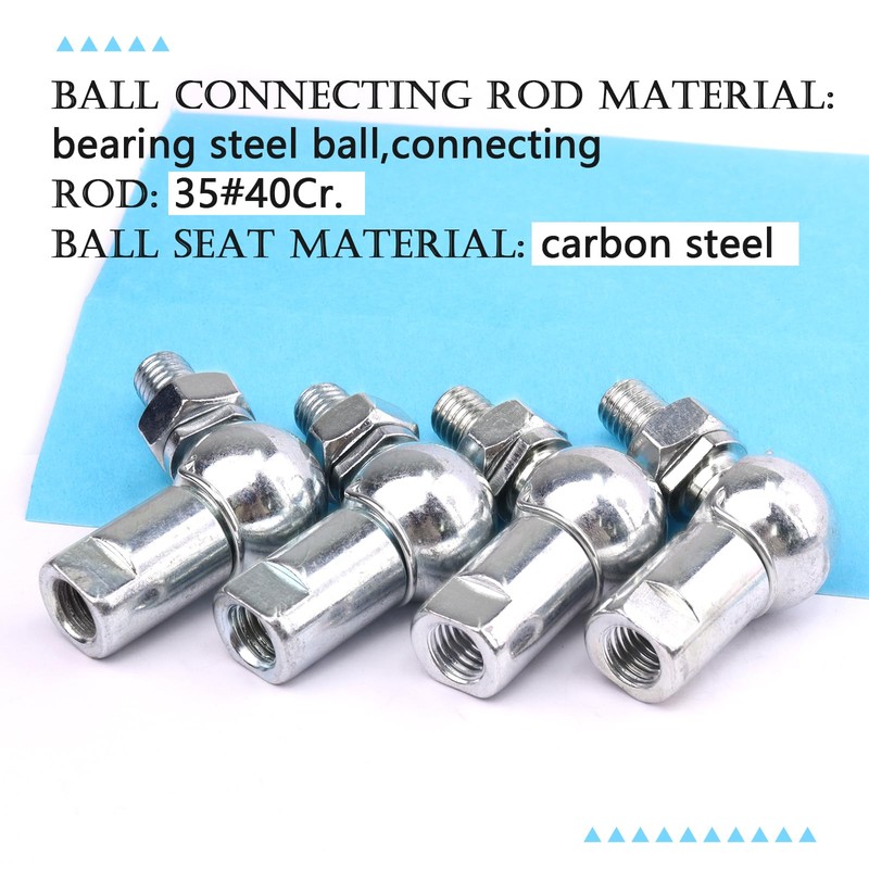Atoplee Set of 4 L-shaped ball joint rod end bearings,
