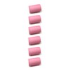 Large Pink Self-Holding Foam Hair Rollers 6PC