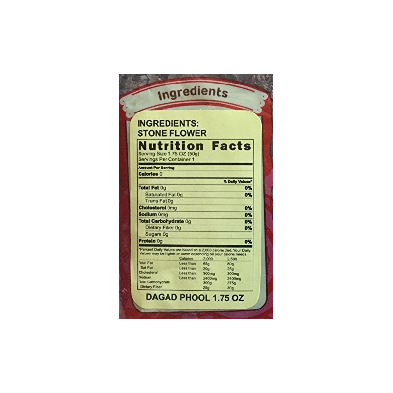 Himalayan Delight Premium Quality Dagad Phool (Stone Flower) - 1.75