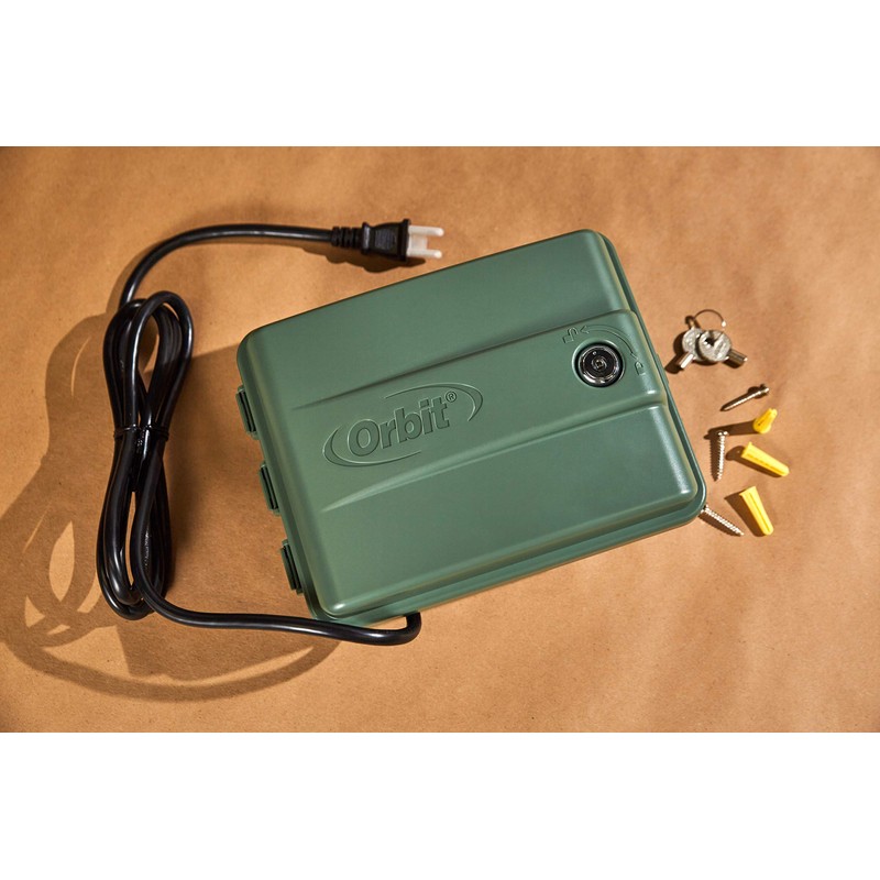 Orbit 57899 9-Station Outdoor Swing Panel Sprinkler System Timer