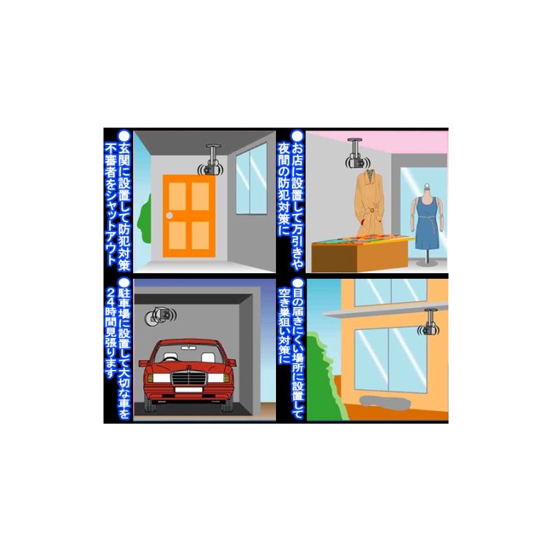 電池式でお手軽 ダミーカメラ MDAM-CA