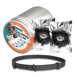 Calming Collar for Dogs, Dog Calming Collar, Fast Acting and Lasts 60 Days, Choking-Free Design Pheromone Collar for Dogs, Calming Dog Collar for All Large Medium Small Dog (Black, 3 Pack)