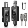 Wireless Microphone Transmitter Receiver System UHF Wireless XLR Transmitter and