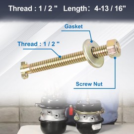 Brake Cage Bolt Set for Semi Trucks – 4 Pack Metal Release Bolts, Direct Fit for Air Brake Chamber Maintenance, Replaces Bendix 800921 TR800921