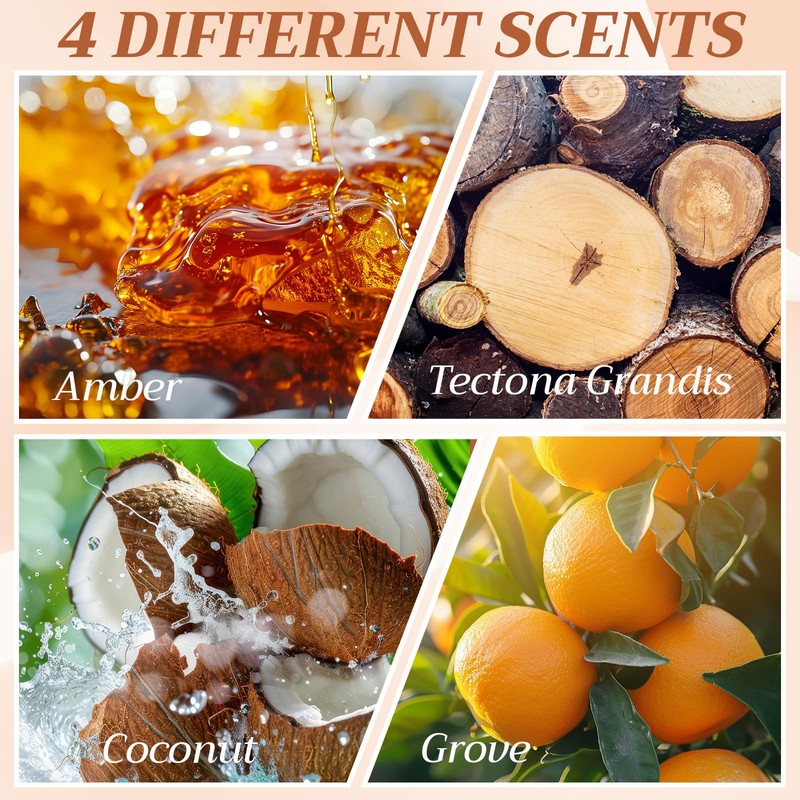 4 Pcs Stone Car Air Freshener Refills, Long Lasting Scent
