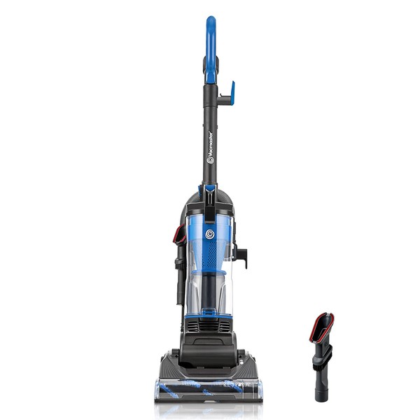 Vacmaster UC0501 Bagless Upright Vacuum Cleaner with Large Dust Cup Capacity, Efficient Cyclone Filtration System & 17ft Cord for Carpet, Hard Floor and Pet Hair