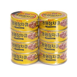 Dongwon Q - Light Standard Tuna, 100g (Pack of 8) / 동원 참치